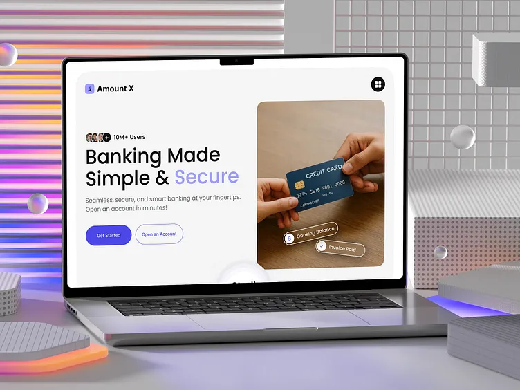 Modern Banking Interface